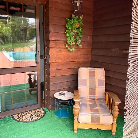 Poolside Wooden House Villa Mocarria Exterior photo